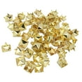thumbnail image 1 of simhoa 100 Pcs Clous Pyramides Rivets Taches DIY Sac en Cuir Chaussures Or, 1 of 7