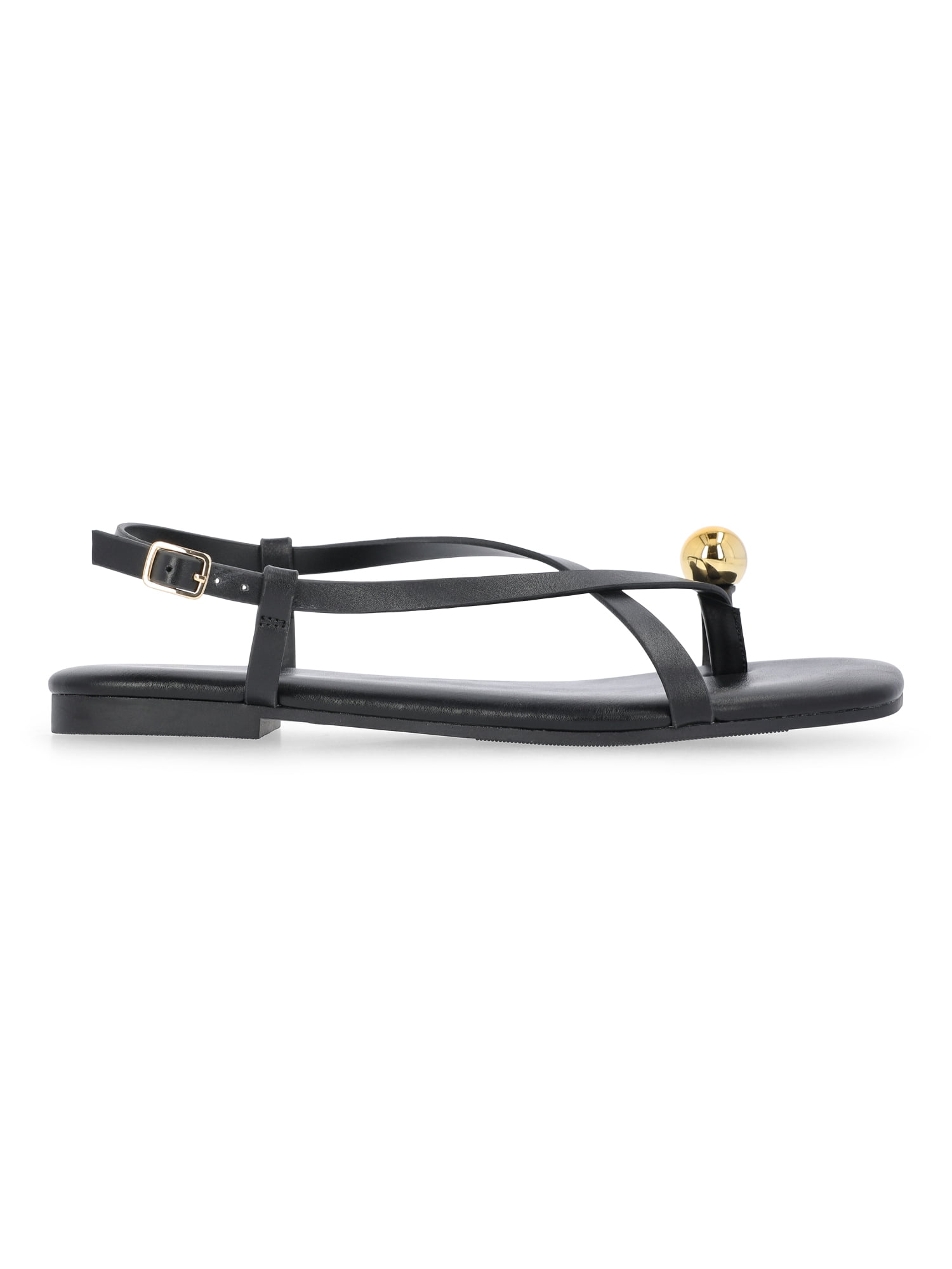 Time and Tru Women's Embellished Toe Ring Sandals
