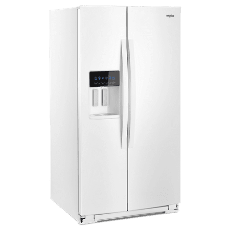 Whirlpool - 28.5 Cu. Ft. Side-by-Side Refrigerator with In-Door-Ice Storage - White