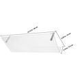 thumbnail image 2 of BESTYASH Estante De Pared Transparente Para Oficina Y Hogar Con Soporte Resistente Y, 2 of 8