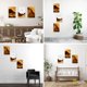 thumbnail image 3 of Cuadro Decorativo Tríptico Vertical Paisajes de Cobre Canvas Revolution  Set De 3 Cuadros 25x38 cm, 3 of 5