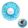 thumbnail image 1 of Collar de cono de gato ajustable suave, collar de recuperación de gato, lindo collar de melocotón E para gatos después de la cirugía, 1 of 6