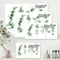 thumbnail image 3 of Green Eucalyptus Plant Branches I 12 in x 8 in Painting Canvas Art Print, by Designart, 3 of 4