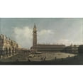 thumbnail image 3 of Bernardo Bellotto 18x12 Black Modern Framed Museum Art Print Titled - Piazza San Marco, Venice (C. 1740), 3 of 5