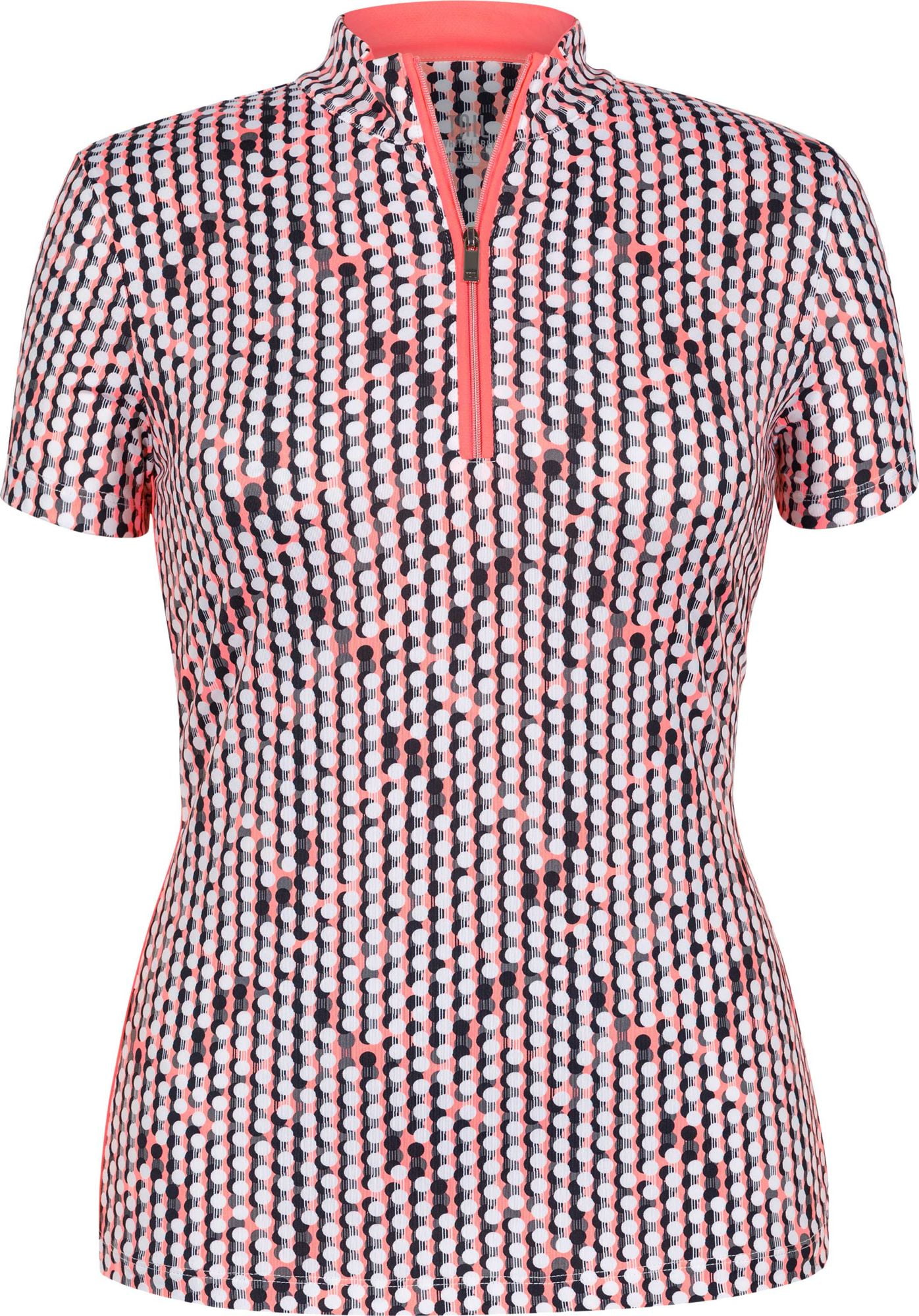 Tail Women's Neve Short Sleeve ¼ Zip Mock Neck Golf Polo