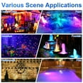 thumbnail image 7 of DONGPAI Pond Lights Underwater Colorful Landscape Spotlights, Remote Control IP68 Waterproof LED Submersible Fountain Lights for Fish Aquarium Tank Garden Yard Pool, 7 of 7