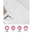thumbnail image 6 of Navy Blue Pine Leaves Kitchen Dish Towels for Drying Dishes Set of 3, Abstract Art Geometric Gray Plaid Waffle Weave Microfiber Hand Tea Bathroom Towels Quick Dry & Absorbent Towel 15.7x23.6, 6 of 7