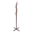 thumbnail image 4 of 150cm/59.06inch Vintage Wood Coat Stand Rack Clothes Hanger Hat Tree Jacket Bag Umbrella Hook, 4 of 16