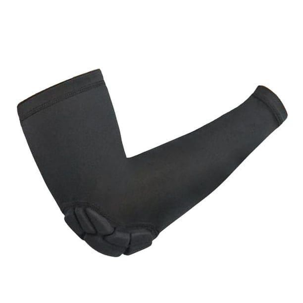 Manga del brazo Elástico Brazo Protección Codo Pad para Gimnasio Béisbol Protección Ciclismo Negro M Zulema Coderas protectoras