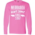 thumbnail image 3 of Inktastic Nebraska Awesome Since 1867 Long Sleeve T-Shirt, 3 of 5