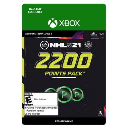 NHL 21: 2200 Points - Xbox One [Digital]