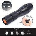 thumbnail image 3 of LLC Lampe de Poche Torche LED Haute Puissance avec 2 Batteries Rechargeables et Chargeur USB, 3 of 5