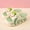 Light Green, variant on Women's Summer Indoor Home Slippers, Heeled Cartoon Alphabet Decorated Soft Sole Flats, Women Shoes
