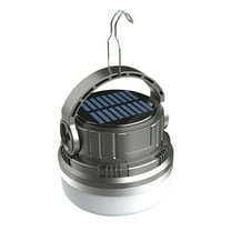 QTOCIO Home Decor, Solar Portable Camping Tent Night Light, Camping Lantern With 6 Light Modes, Lamp For Outdoor Home And Car, Perfecr For Power Outages, Emergency