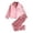Z1 Hot Pink, variant on REDARER Girls Satin Pajama Set, 2 Piece Button Down Sleepwear with Long Sleeve Pants, Striped Collar Nightwear,11-12 Years