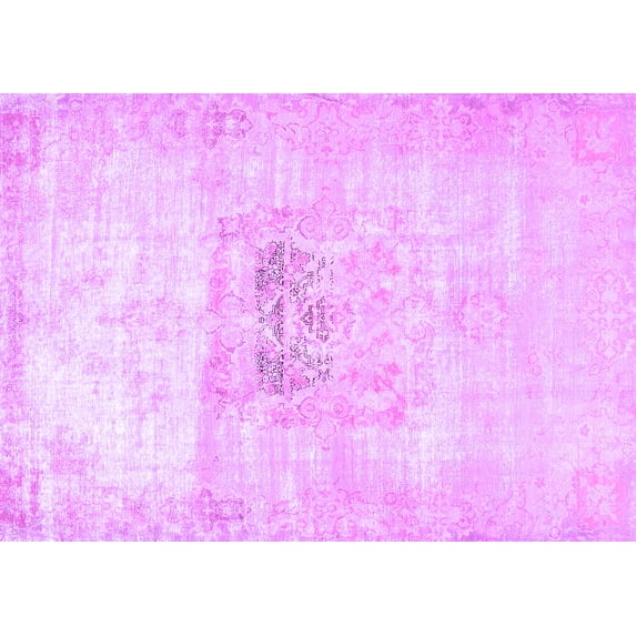 Ahgly Company Indoor Rectangle Persian Purple Traditional Area Rugs, 3' x 5'