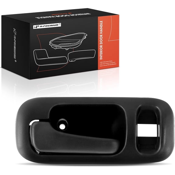 A-Premium Front Left Driver Side Interior Door Handle with Lock Hole Compatible with Honda CR-V 1997 1998 1999 2000 2001, Replace# 72164-S10-A01ZA