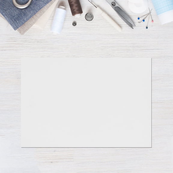 White Washable Fabric Patch with Adhesive Backing - Iron- Clothing Repair Sheet for and Mending