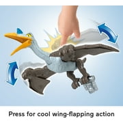 Imaginext Jurassic World Dominion Quetzal Dinosaur Toy with Soaring Action, 3 Piece Preschool Toys