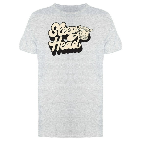 Funny Graphic Sleepy Head Lamb Tee Men's -Image by Shutterstock
