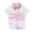 Pink, variant on YTDSCS 1-9T Boys Short Sleeve Stripe Shirt Baby Summer Lapel Cotton T-Shirt Kids Button Dress Shirt with Pockets for Toddler
