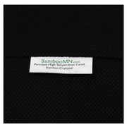 BambooMN Activated Moso Bamboo Charcoal Air Purifier Deodorizer Freshener Odor Absorber Purifier Bags - Black - 1 Bag, 350 grams/bag