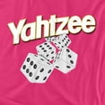 thumbnail image 2 of Yahtzee Tumbling Dice Women's T Shirt, Hot Pink, 2X-Large, 2 of 6