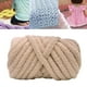 thumbnail image 4 of Hilo de lana grueso, suave, súper voluminoso, hilo de lana gigante para tejer a ganchillo. Beige, 4 of 9