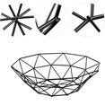 thumbnail image 2 of Stylish Fruit Basket for Your Kitchen, Exquisite Wire Basket with Modern Design, Versatile Use for Various Decorations, Made of High-quality Material (Dimensions: 26x26x9cm), 2 of 6