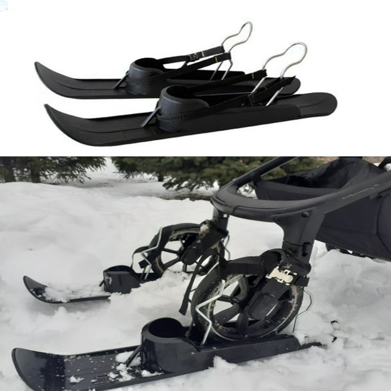 Universal Baby Stroller Accessories Ski Plate Buggy Sled Wheelchair Glider  Snow Scooter Pram Skiing Board for
