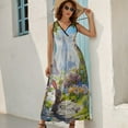 thumbnail image 2 of Easter Bunnies Rabbits Sleeveless Dress Woman Fashion Long Dresses Women's Summer Suit Dress 2025, 2 of 7