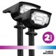 thumbnail image 2 of Luces solares para exteriores Bell+Howell Bionic Burst, paquete de 2, 2 of 7