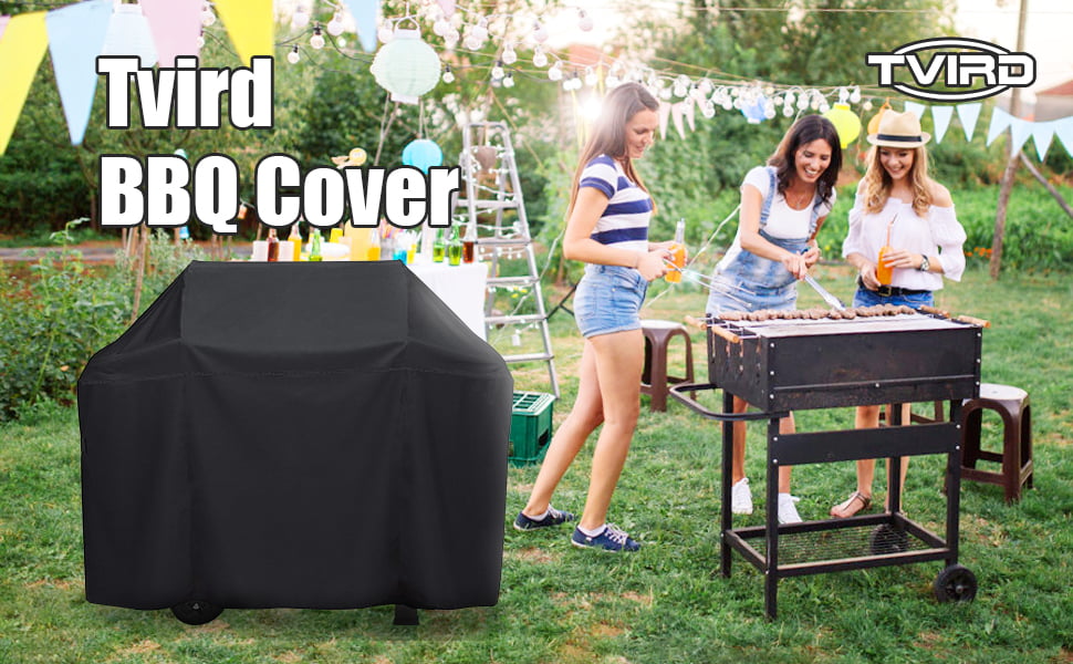 BBQ Cover,Barbecue Cover Waterproof & Dust-proof & Anti-UV Heavy Duty 420D Oxford Fabric,Outdoor BBQ Grill Cover with Drawstring & Windproof Buckle Clips（30inch/78cm） 