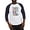 Blue/White, variant on - Grown Ups Play With Play Doh Baseball Jersey - Cotton Baseball Jersey, 3/4 Raglan Sleeve Shirt