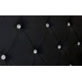 thumbnail image 3 of Black Velvet Eastern King Panel Bed with Bed Posts, 3 of 3