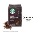 thumbnail image 3 of Starbucks Espresso Roast Dark Roast Whole Bean Coffee 12 oz (Pack of 32), 3 of 6