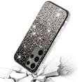 thumbnail image 3 of For Samsung Galaxy S25 Ultra Case, Glitter Bling, UltraThin TPU Sparkle Diamond Rhinestone Shiny Full Crystal Stones Back Phone Cover (Black), 3 of 8