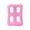 Pink, variant on 1PC Thick Inflatable Floating Row Water Hammock Pool Floaties,Saddle Lounge Chair Hammock Drift Chair Simple And Comfortable