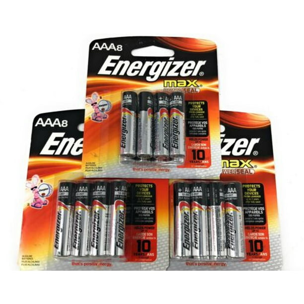 24 Energizer Aaa E92 Max Batteries Exp 12-2027 - Walmart.com - Walmart.com