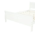 thumbnail image 6 of Hommoo Full Size Platform Bed Frame with Wood Headboard and Footboard, Wooden Slat Support, White, 6 of 6