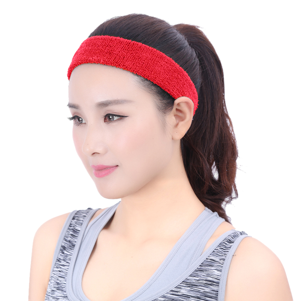 Sports Sweatband Men / Women Elastic Headband Antislip Fitness