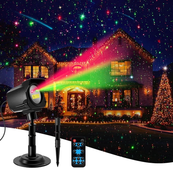 Luces de proyector navideñas Yivsen Laser Outdoor Black
