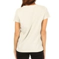 thumbnail image 3 of Rae Dunn Women's BLESSED Short Sleeve Crew Neck Graphic T-Shirt, 3 of 7