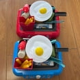 thumbnail image 1 of Children‘s Barbecue Table Toys Play Home Color-changing Food Simulation Cooking Rice Cooking Multifunctional Induction Cooker, 1 of 7