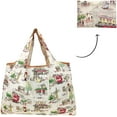 thumbnail image 5 of Wrapables Eco-Friendly Large Nylon Reusable Shopping Bags (Set of 3), Animals + England, 5 of 7
