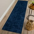 thumbnail image 2 of Dalyn Laramie Area Rug LR100 Lr100 Navy Navy Rows Viscose 2' x 3' Rectangle, 2 of 2