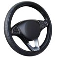 thumbnail image 2 of SPRING PARK Stylish Car Vehicle Faux Leather Anti-Slip Steering Wheel Wrap Cover Protector, 2 of 7