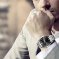 thumbnail image 4 of WIFKLSIIPG Men's Watch Business Wear Watch Casual Stainless Steel Night Light Men's Two Color Watch, 4 of 5