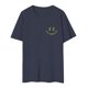 thumbnail image 4 of Gibobby Blusa Casual de Mujer Camiseta manga corta con estampado doble y cuello redondo color liso para mujer(Gris oscuro,M), 4 of 5