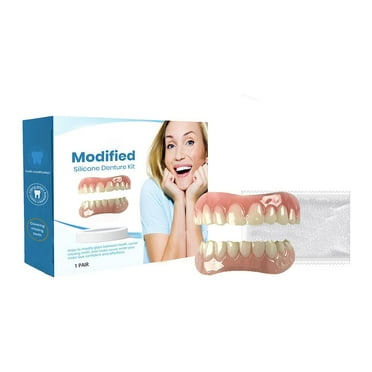 Silicone Reline Denture Set Modified Teeth Dentures Teeth Correction/-